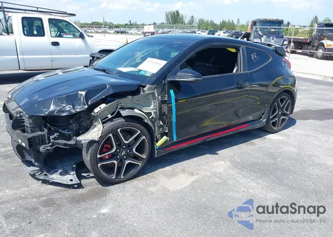 2019 Hyundai Veloster N из США, поврежденный, VIN KMHT36AH6KU003049